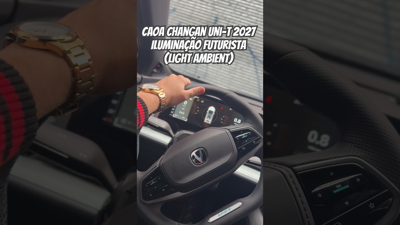 Caoa Changan UNI-T Light Ambient Led Futurista #led #shorts #caoa #changanunit #changan #unit #short
