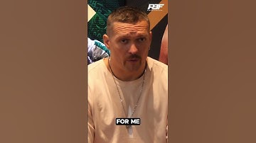 OLEKSANDR USYK REVEALS THE GREATEST BOXER OF ALL TIME #Shorts