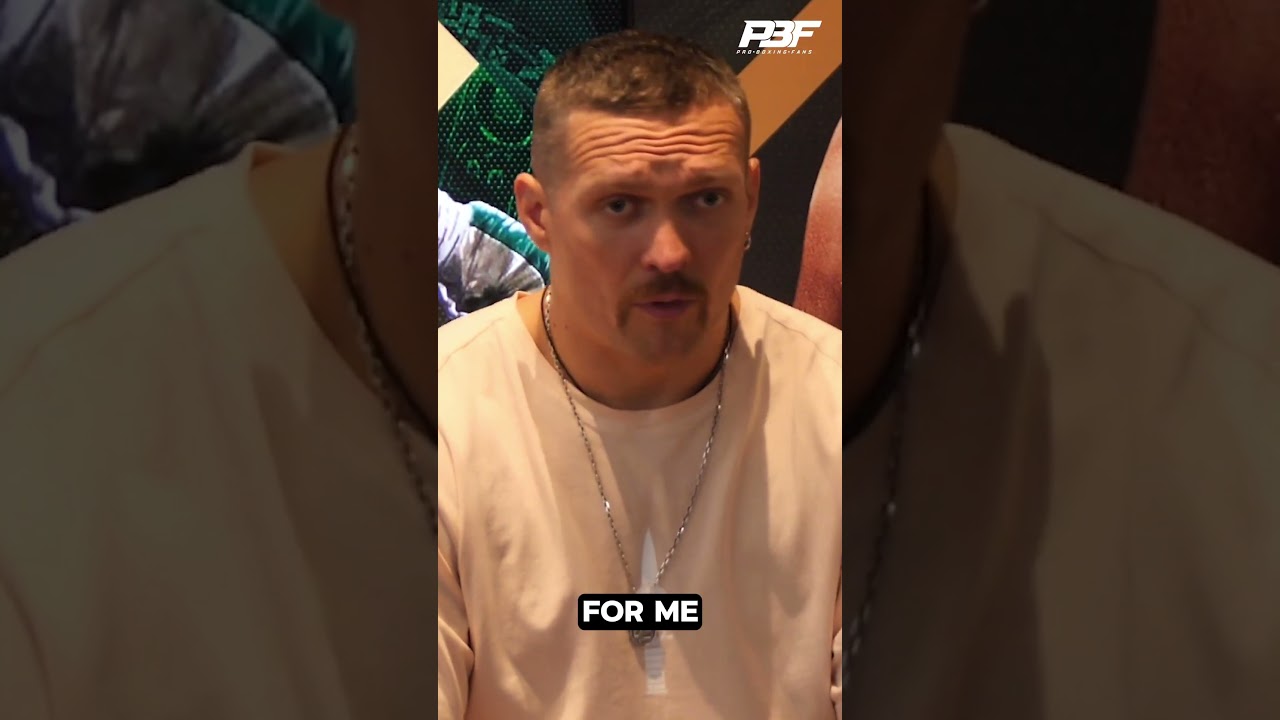 OLEKSANDR USYK REVEALS THE GREATEST BOXER OF ALL TIME 