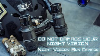 Things to Avoid with your Night Vision Goggles: Sun Damage