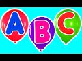 Alphabet balloon songs  more  abc songs  nursery rhymes for toddler learning