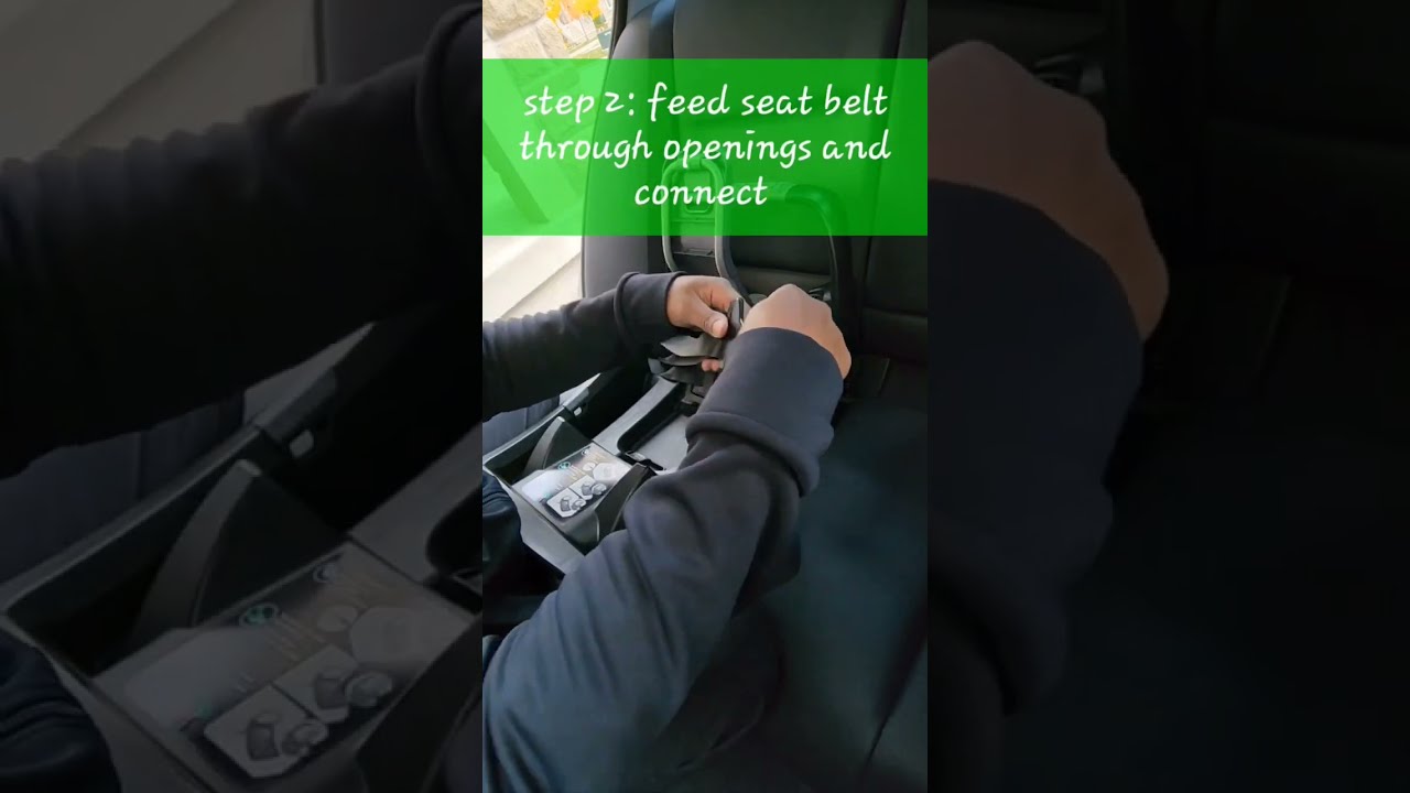 Infant Base Installed With Seat Belt Evenflo Safemax