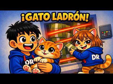 ¡ADOPTÉ unos GATOS… y TERMINARON ROBÁNDOME! 😱🚔 (Roblox)