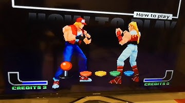 Testing the Hyper Neogeo 64 setup with Supergun