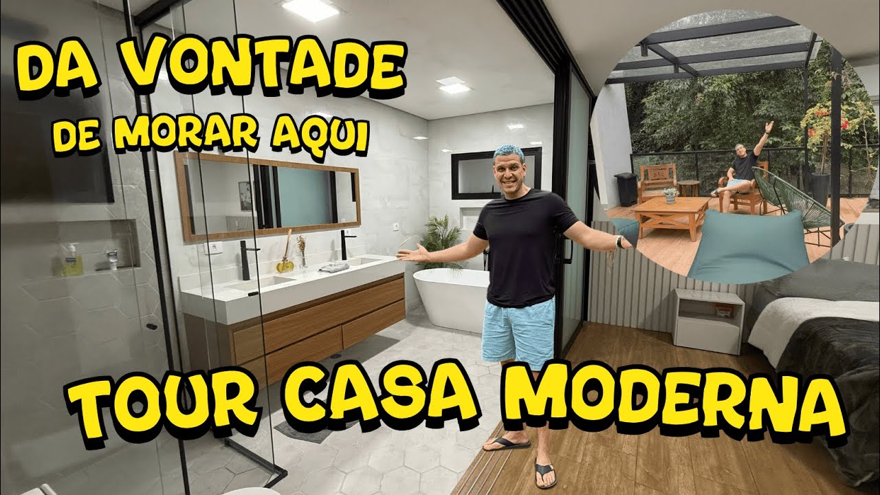 Tour Casa Moderna em Ilhabela SP | 3 Suítes, Piscina e Vista no Meio da Mata | Airbnb Ilhabela