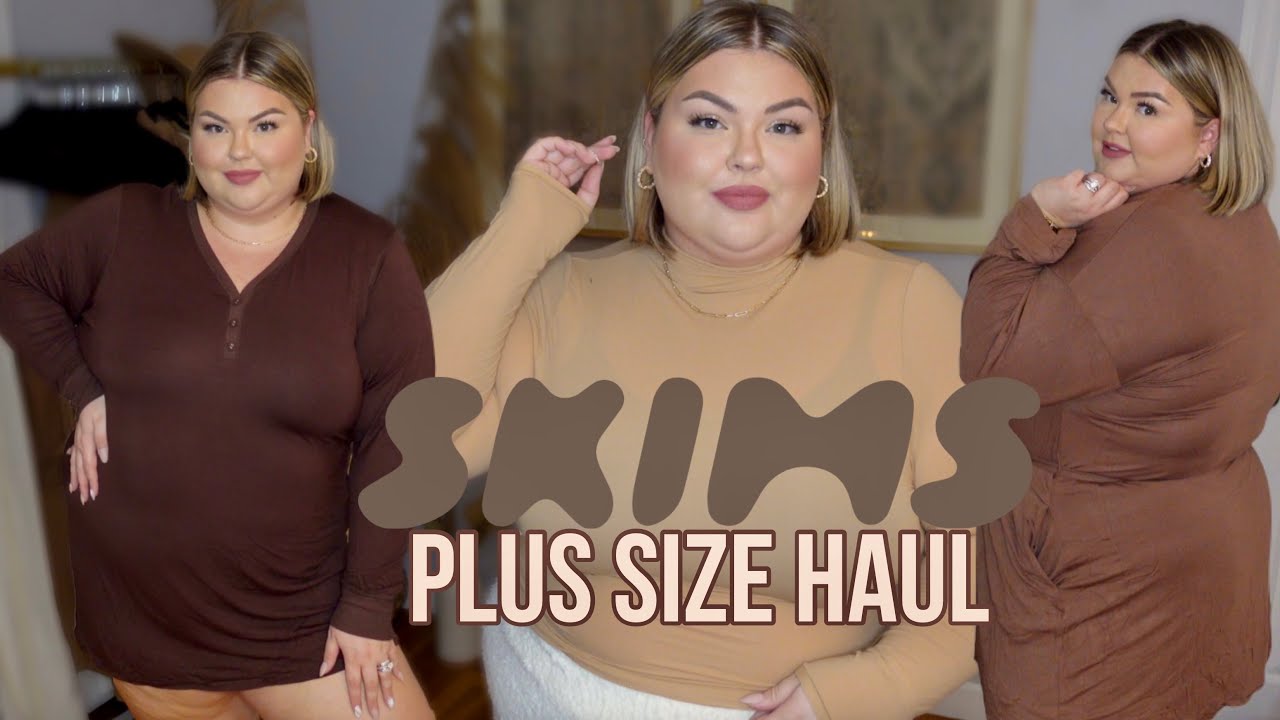 SKIMS PLUS SIZE TRY ON HAUL - YouTube