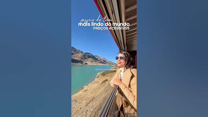 O passeio de trem mais lindo do mundo 🚂 #viagem #suica #berninaexpress #italia #stmoritz #travel