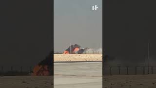 Hindistanın Hərbi Qırıcısı Dubay Aviaşousunda Qəzaya Uğrayıb