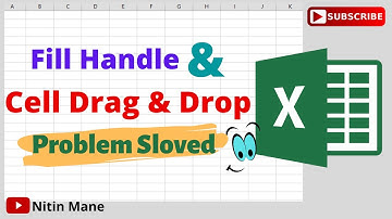 How to Enable/Disable Drag & Drop Option in Excel || How to Solved drag and drop Problem ||