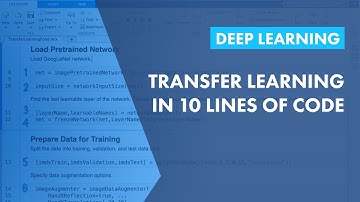 Transfer Learning in 10 Lines of Code | Deep Learning with MATLAB