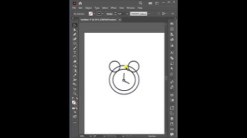 Draw clock icon in Adobe Illustartor #shorts #viral #youtubeshorts #illustrator