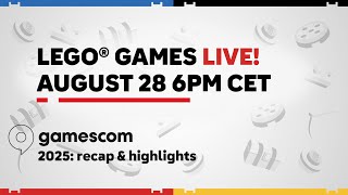 🔴LEGO Games Live! | Gamescom 2025: Recap & Highlights