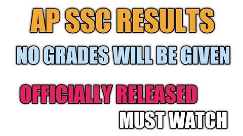 AP SSC RESULTS 2020 |NO GRADES WILL BE GIVEN |ALL PASS |AP SSC RESULTS 2020 RELEASE|