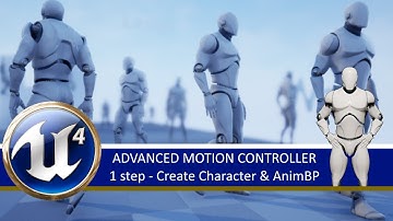 (UE4)  1 Step - Create Character & AnimBP