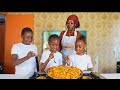COOKING CHIPS MASALA WITH MY LITTTLE GIRLS 