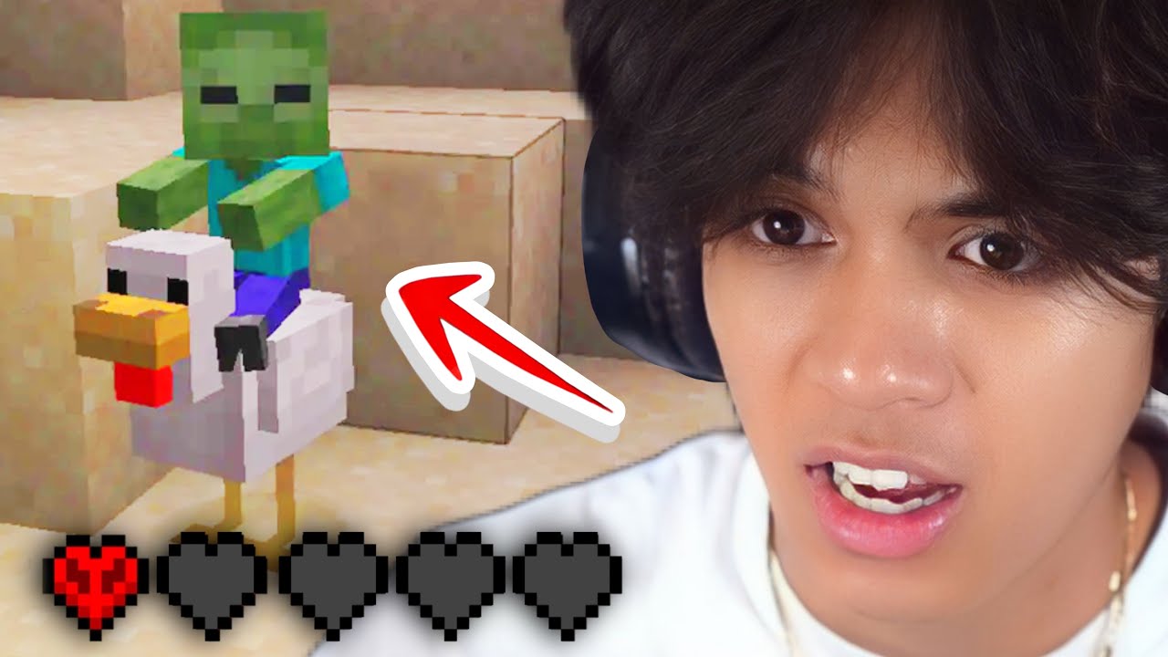 playing Minecraft HARDCORE for the first time..