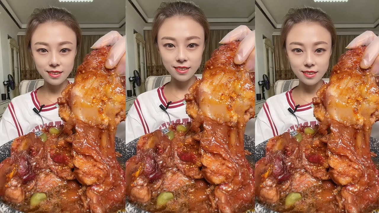 Mukbang #378:Eat braised pork belly boil rib belly rib belly roll🥐intestine#mukbang #yummy#delicious