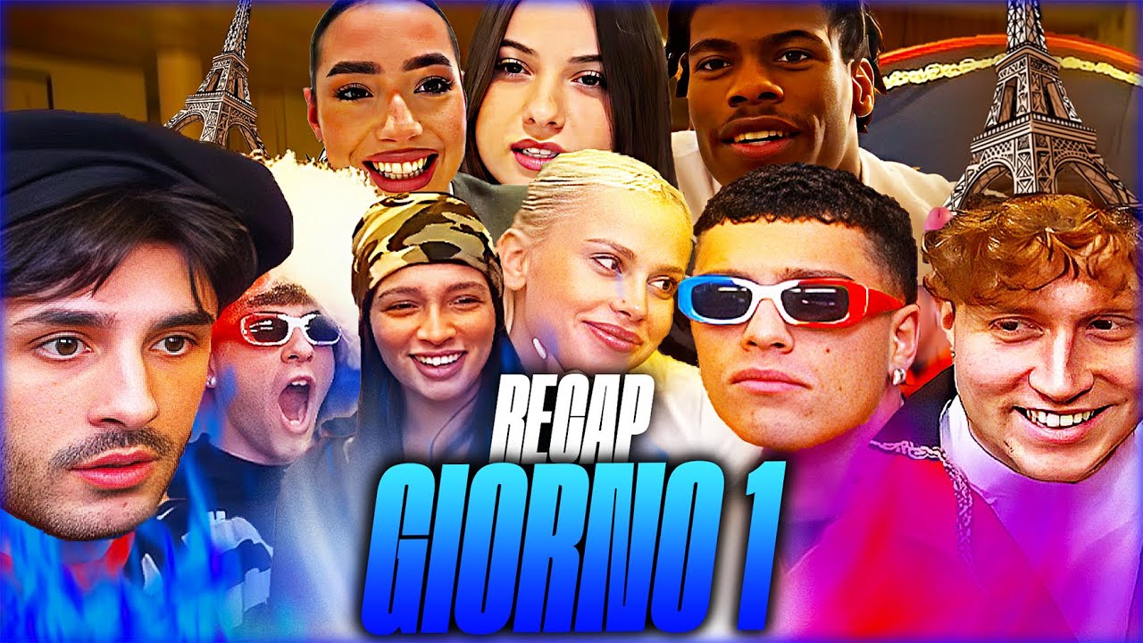 PARIGI GIORNO 1 RECAP! w/Tomas,Rocca,Gaia Bianchi,Dre,Bea,Felino,alessia,Tessa
