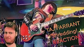 Taj Farrant, Shredding and Jamming with Santana! REACTION