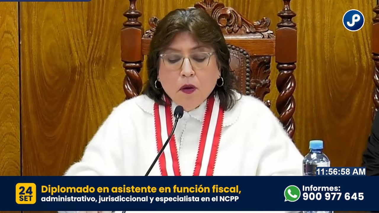 🔴FISCAL DE LA NACIÓN DELIA ESPINOZA CONVOCA A LOS MEDIOS DE COMUNICACIÓN