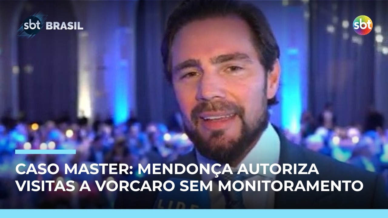 Caso Master: Mendonça autoriza visita de advogados a Vorcaro sem monitoramento | #SBTBrasil