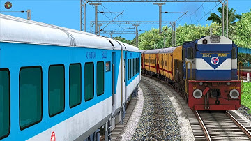 Train High Speed Perfect Crossing #4 | BUMPY RAILROAD | Train Simulator | Railworks 3 | NTG GAMING