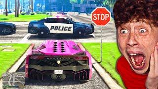 Playing GTA 5 Without BREAKING LAWS