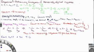 Sequence introduction - Lecture  9b, finishing recursive example from lecture 9a