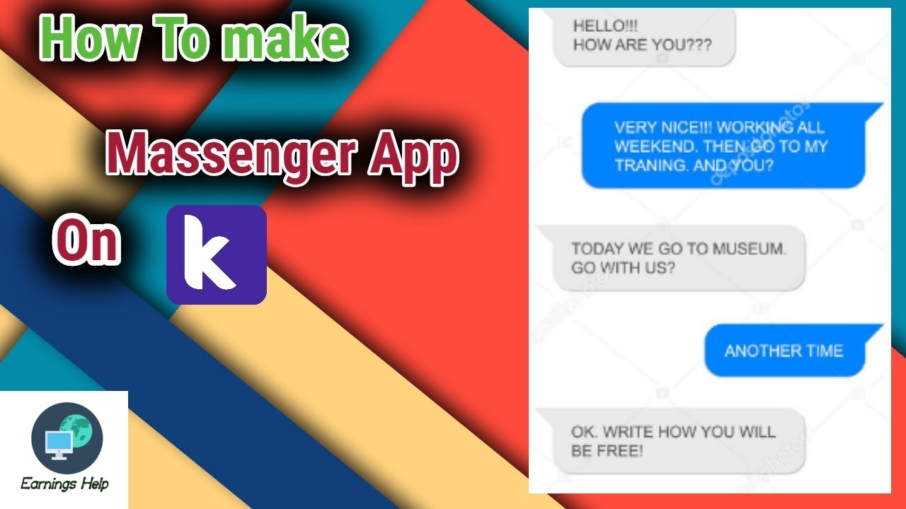 How to use chat view in kodular - YouTube