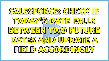 Salesforce: Check if today