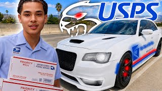DELIVERING PACKAGES IN MY 1000HP MAILCAT CHRYSLER FOR 24 HOURS!