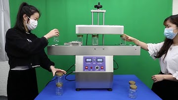 Automatic Glass Bottle Electromagnetic Induction Sealer Aluminum Foil Sealing Machine