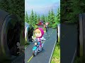 spider-man obstacle course masha and the bear talking tom #shorts #minecraft