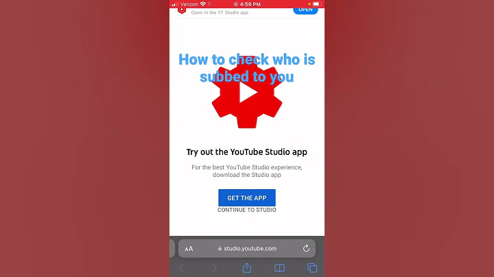 How to check who is subbed to you