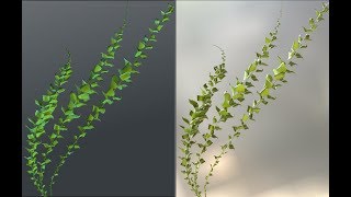 Preview «Ivy Growth» (Tutorial + Scene) | MODO 11.2 | 12.0