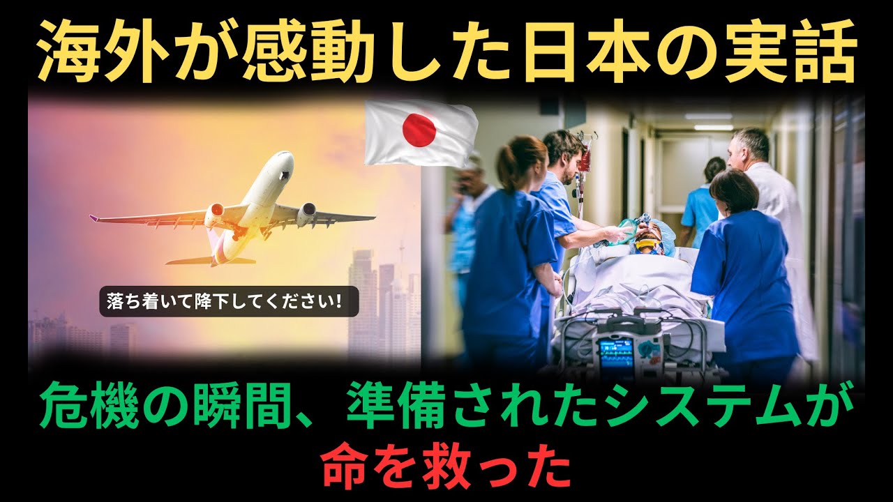 【海外感動エピソード】世界中が緊急着陸を拒否――受け入れたのは日本の成田空港だけ。わずか5分で医療チームが集結し、ドイツ人客室乗務員が思わず号泣した理由