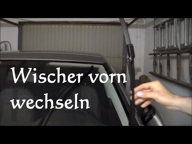 Scheibenwischer vorn wechseln beim VW Golf 7 wechseln Aerowischer