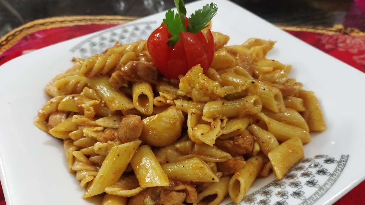 Delicious Red sauce pasta 🍝 || 