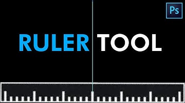 How To Precisely Locate The Middle With Rulers | Photoshop Tutorial