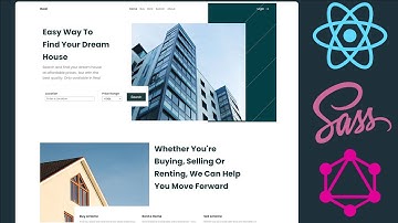Part 1 : React Js Fullstack Real Estate Web application (React , GraphQL , Sass Modules Strapi)