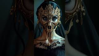 This Mask Hides a Terrifying Secret 😱🎭  | Credit: @DmitryDemidchik #aiart