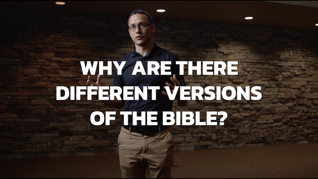 Why Are There Different Versions Of The Bible  Peter Gurry