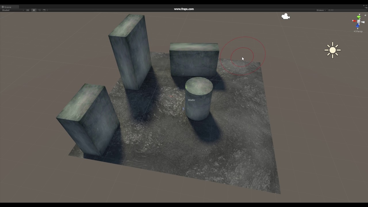 mobile ES2 vertex paint flow map