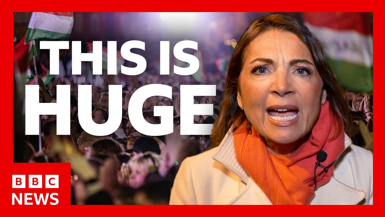 I watched Hungary’s 16-year Viktor Orbán era crumble | BBC News
