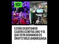 Están debatiendo 4 vs 1 y el que está domando es DAVITO solo.