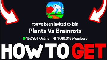 How To Join Plants Vs Brainrots Discord Server!