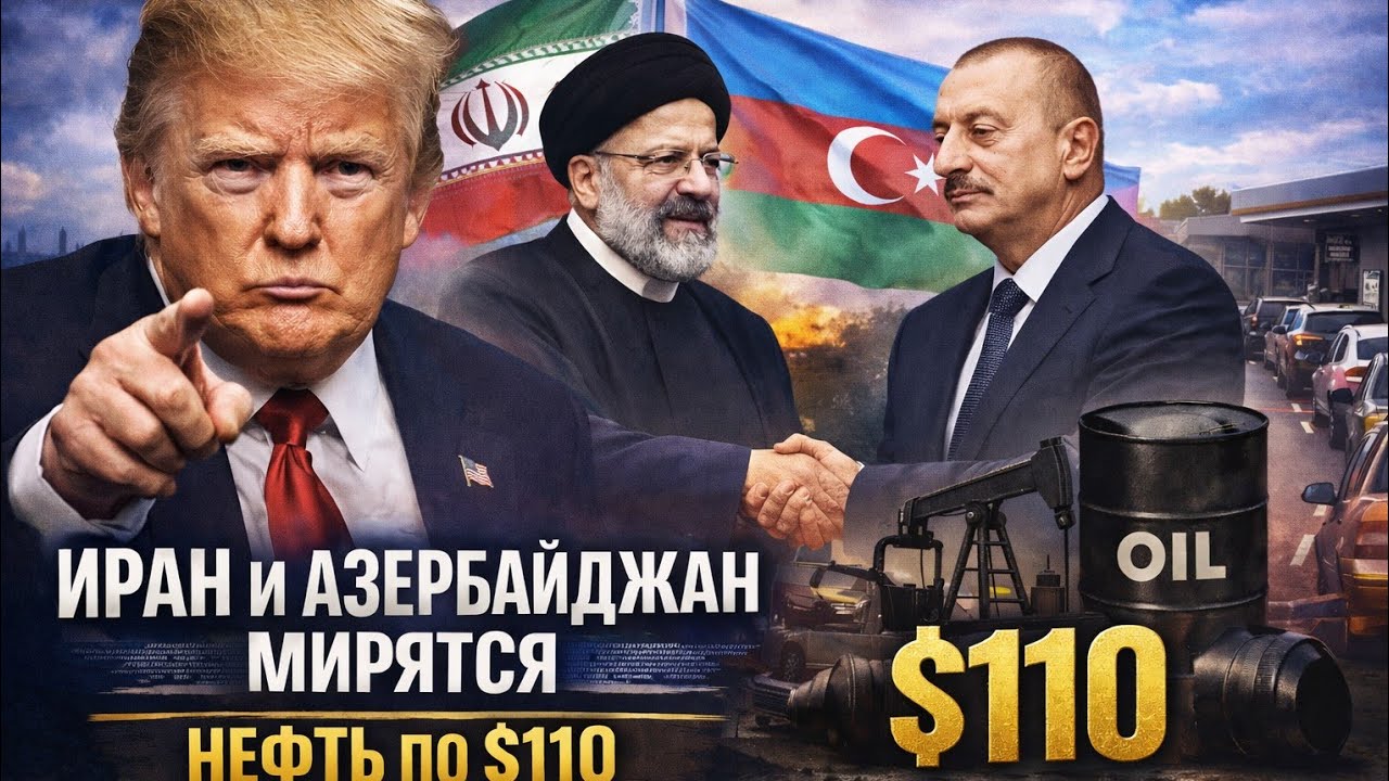 Трамп врёт, нефть $110! Иран и Азербайджан договорились — Европа стоит в очередях за бензином.