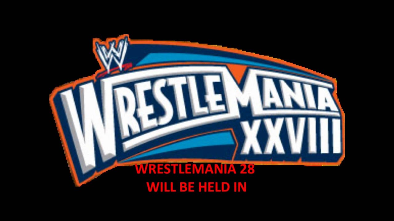 WWE Wrestlemania 28 Location, Logo, and Date - YouTube