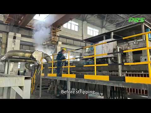 High-Efficiency Cathode Stripping Machine | Automated Stripping & Stacking for Copper Refinery