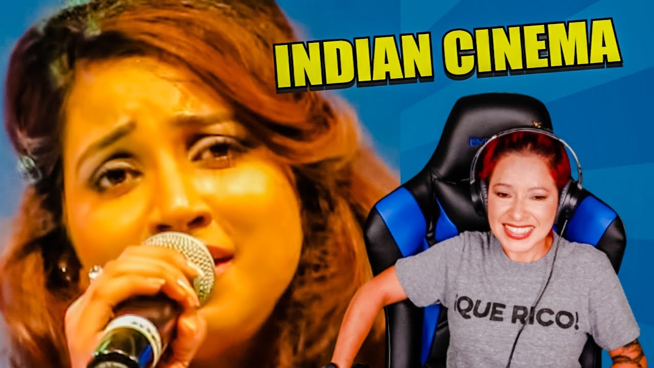 LATINA REACTS to SHREYA GHOSHAL - MERE DHOLNA SUN // RECIPIENT OF INDIAN FILM AWARDS